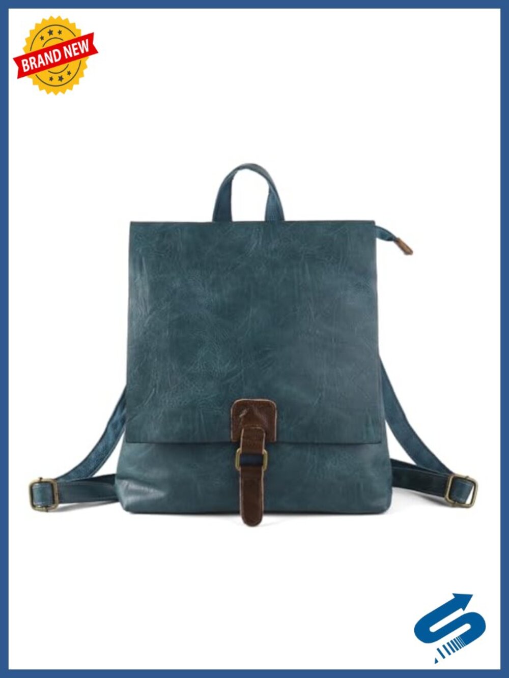 Convertible Backpack Satchel Handbag Leather Laptop Tote